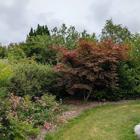 Charming With Large Fenced Garden Logstor